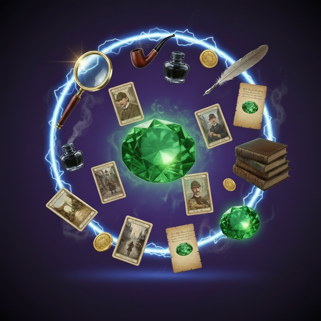 Players analyzing clues and questioning suspects together