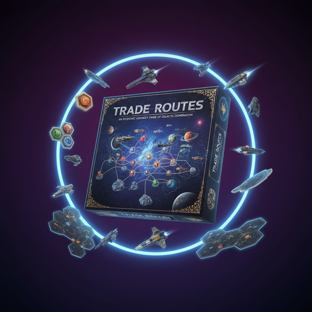 Players building interstellar trade routes and managing resources