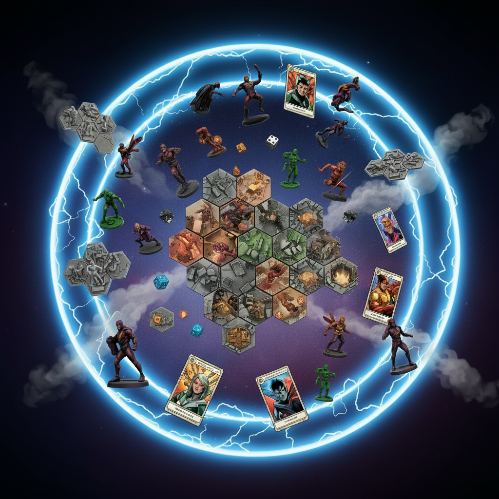 Players battling for control of key districts using unique powers