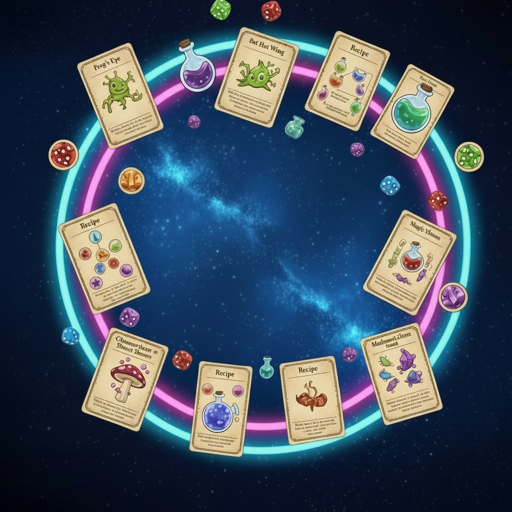 Potion Pandemonium: Alchemist’s Duel — Premium Fantasy Set-Collection & Bluffing Game