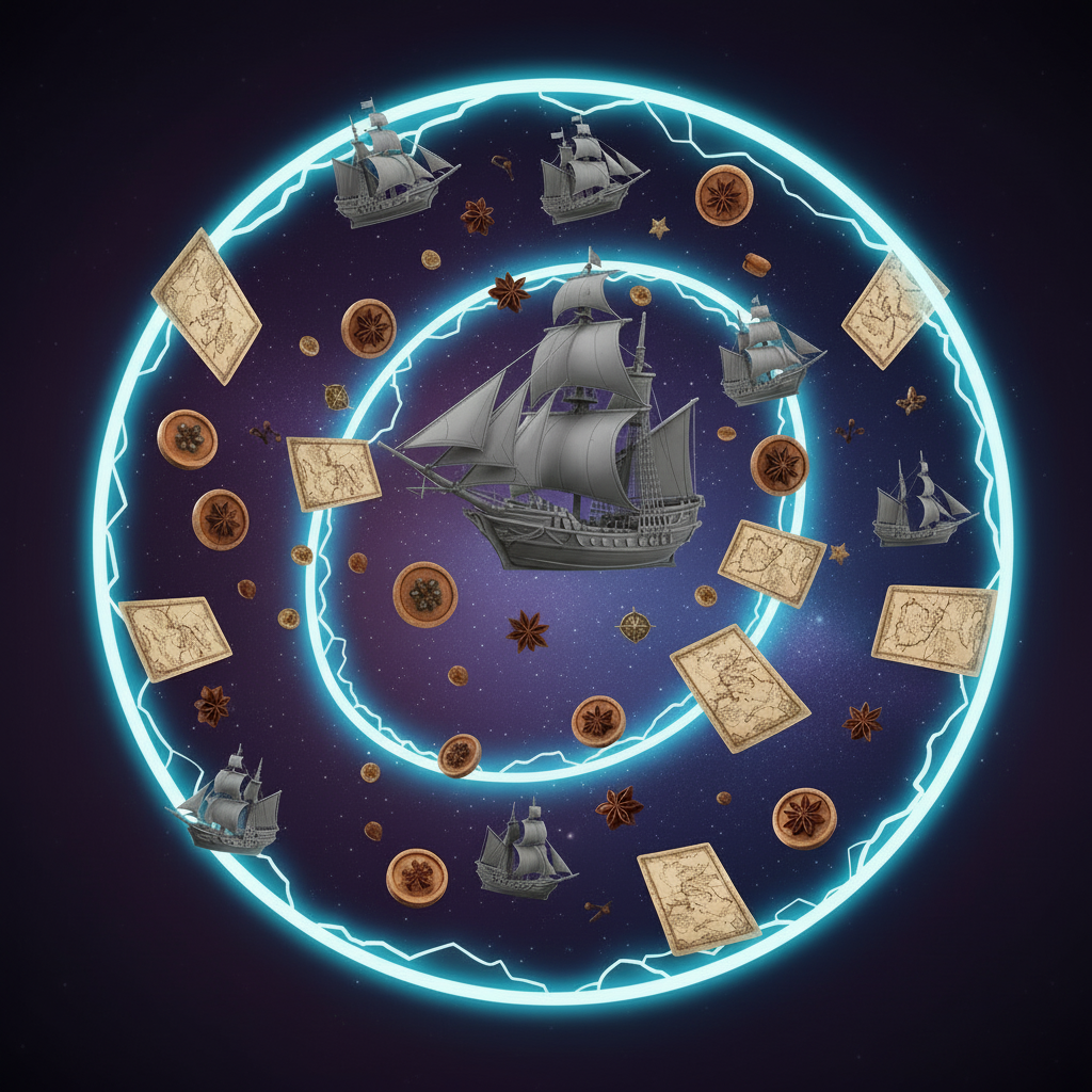 Players exploring sea routes and expanding maritime influence.