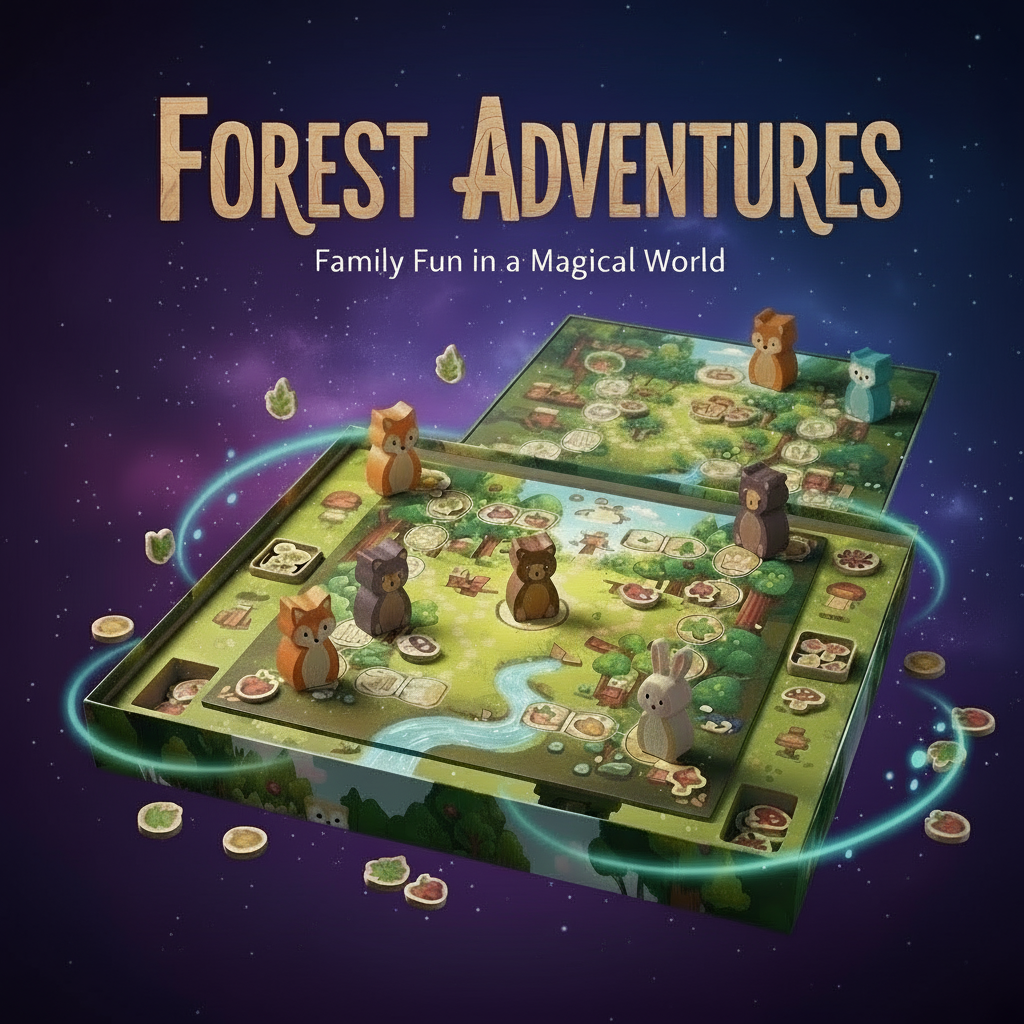 Forest Adventures — Premium Family Board Game in a Magical World